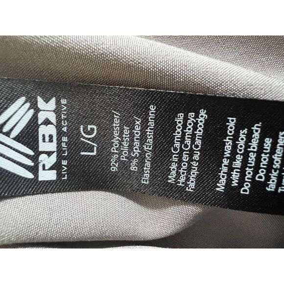 REEBOK WIDE WAIST PULL ON ACTIVE EVERYDAY ATHLEISURE SHORTS SIZE LARGE - Picture 4 of 4